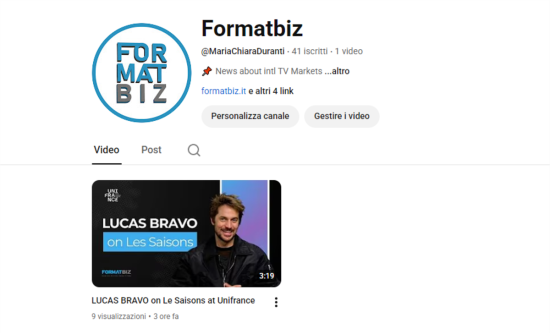Formatbiz Debuts YouTube Channel Featuring Exclusive Lucas Bravo Interview from Paris